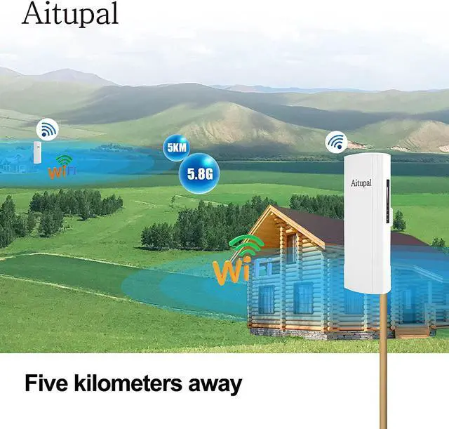 5.8G Gigabit 1Gbps High Speed Wireless Bridge, Point to Point WiFi Outdoor CPE with 14dBi High-Gain Antenna, 5KM Long Range Working Distance Support starlink Router48V PoE | +254100720022 5.8G Gigabit 1Gbps High Speed Wireless Bridge, Point to Point WiFi Outdoor CPE with 14dBi High-Gain Antenna, 5KM Long Range Working Distance Support starlink Router48V PoE - Image 5