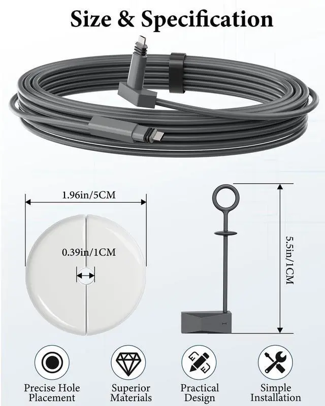 Cable for Starlink Gen 2, 164FT/50M Extension Cable for Starlink Activation Gen 2, Internet Kit Satellite for Starlink - Waterproof, High Transmission, Reliable and Durable Cable Extensions | +254100720022 Cable for Starlink Gen 2, 164FT/50M Extension Cable for Starlink Activation Gen 2, Internet Kit Satellite for Starlink - Waterproof, High Transmission, Reliable and Durable Cable Extensions - Image 4