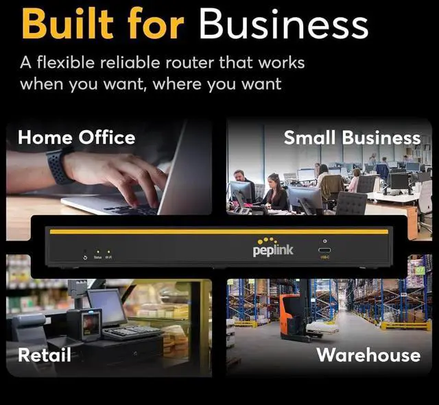 Peplink B-One Gigabit Dual WAN WiFi Router for Wireless Internet | 1GBps Throughput | 2X WAN Port, 4X LAN Port, Dual-Band 2X2 MIMO Wi-Fi | WAN Smoothing for Small Office & Home Connectivity | +254100720022 Peplink B-One Gigabit Dual WAN WiFi Router for Wireless Internet | 1GBps Throughput | 2X WAN Port, 4X LAN Port, Dual-Band 2X2 MIMO Wi-Fi | WAN Smoothing for Small Office & Home Connectivity - Image 6