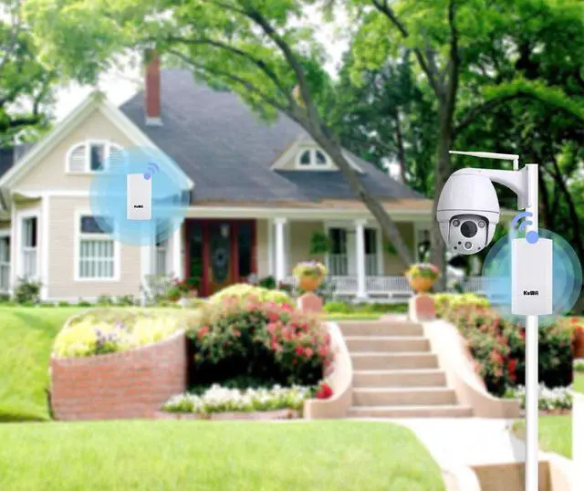 KuWFi 2-Pack 300Mbps Wireless Bridge, Outdoor CPE WiFi Kit Point to Point Wireless Access Point 2.4G Internet Bridge 1KM Transmission Distance Solution for starlink Signal | +254100720022 KuWFi 2-Pack 300Mbps Wireless Bridge, Outdoor CPE WiFi Kit Point to Point Wireless Access Point 2.4G Internet Bridge 1KM Transmission Distance Solution for starlink Signal - Image 2