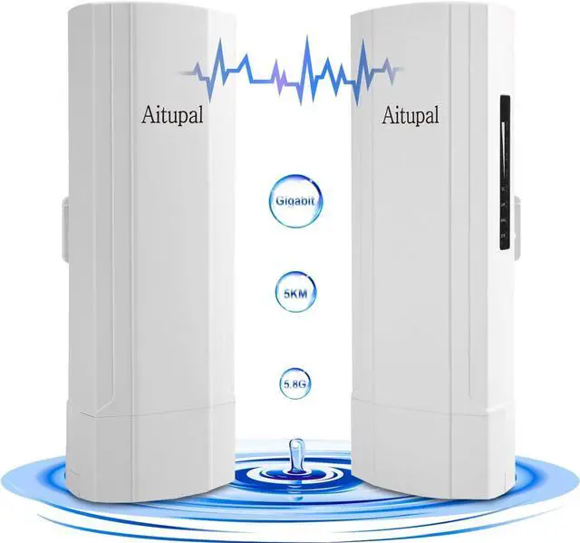 5.8G Gigabit 1Gbps High Speed Wireless Bridge, Point to Point WiFi Outdoor CPE with 14dBi High-Gain Antenna, 5KM Long Range Working Distance Support starlink Router48V PoE | +254100720022 5.8G Gigabit 1Gbps High Speed Wireless Bridge, Point to Point WiFi Outdoor CPE with 14dBi High-Gain Antenna, 5KM Long Range Working Distance Support starlink Router48V PoE