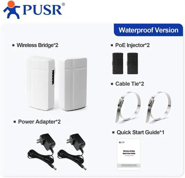2 Piece 2.4GHZ Point to Point/MultiPoint Wireless Bridge Qualcomm Solution Plug and Play Up to 1000M IP64 Water Proof Elevator Control Application ST208E | +254100720022 2 Piece 2.4GHZ Point to Point/MultiPoint Wireless Bridge Qualcomm Solution Plug and Play Up to 1000M IP64 Water Proof Elevator Control Application ST208E - Image 6