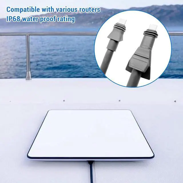 150FT/ 46M Starlink Cable, Rectangular Satellite Replacement Cable, Satellite Internet Accessories & Extension-Cable, for Flat Router Networking | +254100720022 150FT/ 46M Starlink Cable, Rectangular Satellite Replacement Cable, Satellite Internet Accessories & Extension-Cable, for Flat Router Networking - Image 2