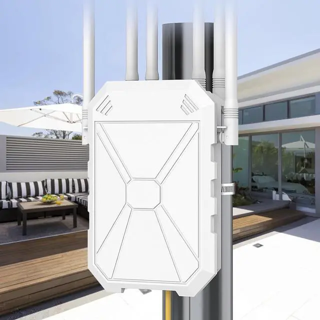 AC1200 Outdoor WiFi Extender, Outdoor WiFi Extender Signal Booster, Wireless Outdoor Access Point, IP67 Weatherproof, Passive PoE, WPA3, Long Range WiFi Coverage for Garage, Yard, Farm, RV, Starlink | +254100720022 AC1200 Outdoor WiFi Extender, Outdoor WiFi Extender Signal Booster, Wireless Outdoor Access Point, IP67 Weatherproof, Passive PoE, WPA3, Long Range WiFi Coverage for Garage, Yard, Farm, RV, Starlink