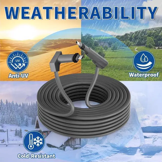 SZSAUTO 50Ft Replacement Cable for Starlink Gen2 V 2 Rectangular Satellite -High Speed and Anti-Interference- Waterproof Extension Cables Cord Accessories for Replace Starlink Cable Gen 2(50FT/15.2M) | +254100720022 SZSAUTO 50Ft Replacement Cable for Starlink Gen2 V 2 Rectangular Satellite -High Speed and Anti-Interference- Waterproof Extension Cables Cord Accessories for Replace Starlink Cable Gen 2(50FT/15.2M) - Image 5