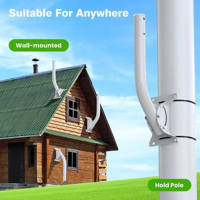 CPE469 Dual Band Wireless Bridges with Bracket Mounts, 3KM Long Range Gigabit WiFi Bridge+Adalov Universal Adjustable Mounting Bracket for Wall Mounted/Hole Pole, Antenna Wall-Mounted Mounting Pole | +254100720022 CPE469 Dual Band Wireless Bridges with Bracket Mounts, 3KM Long Range Gigabit WiFi Bridge+Adalov Universal Adjustable Mounting Bracket for Wall Mounted/Hole Pole, Antenna Wall-Mounted Mounting Pole - Image 6