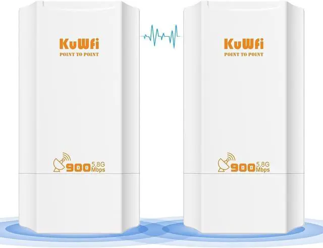 KuWFi 5.8G Wireless Network Ethernet Bridge, Long Range Transmission WiFi Access Point Outdoor AP CPE Kit IP65 Waterproof Point to Point WiFi Bridge for Extend starlink Router Signal 2-Packs | +254100720022 KuWFi 5.8G Wireless Network Ethernet Bridge, Long Range Transmission WiFi Access Point Outdoor AP CPE Kit IP65 Waterproof Point to Point WiFi Bridge for Extend starlink Router Signal 2-Packs