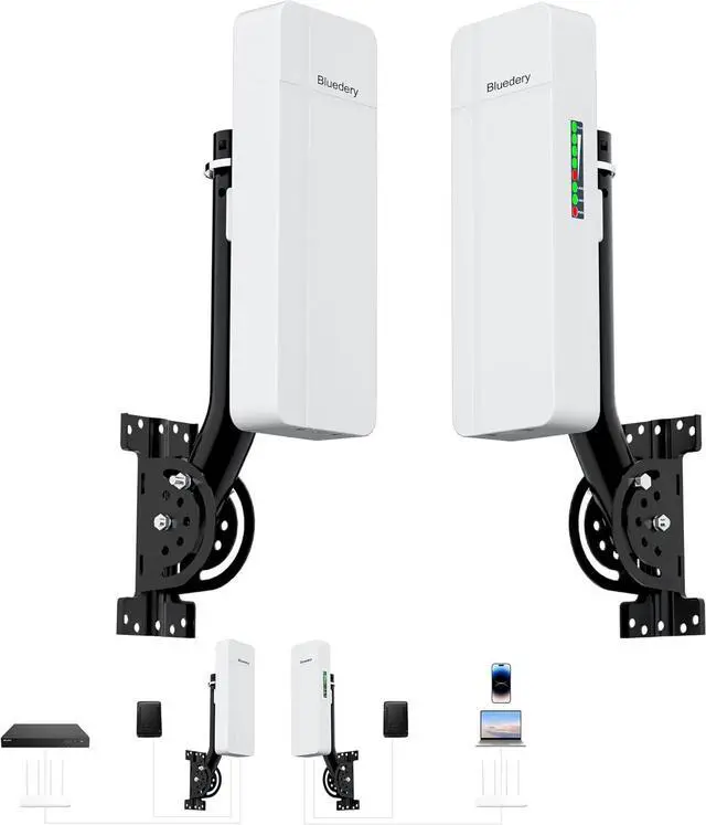 Outdoor Point to Point Starlink WiFi Extender for Gen 3 Router, 5.8GHz Dual Gigabit Ethernet Ports P2P Kit to Extend Starlink Network, 2-Mile Long Range with 18dBi High-Gain Antenna (2-Pack) | +254100720022 Outdoor Point to Point Starlink WiFi Extender for Gen 3 Router, 5.8GHz Dual Gigabit Ethernet Ports P2P Kit to Extend Starlink Network, 2-Mile Long Range with 18dBi High-Gain Antenna (2-Pack)