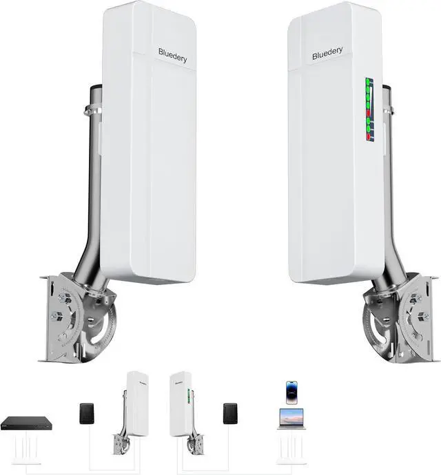 Point to Point Wireless Bridge Outdoor, WiFi Bridges for PtP/PtMP,IP65 Waterproof, 5.8G with 16DBi High Gain Antenna for Network Extend, Works with Starlink | +254100720022 Point to Point Wireless Bridge Outdoor, WiFi Bridges for PtP/PtMP,IP65 Waterproof, 5.8G with 16DBi High Gain Antenna for Network Extend, Works with Starlink