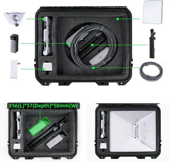 XTAR Starlink Mini Hard Case Set with Starlink Mini Tripod Stand,Waterproof Portable Carrying Case for Starlink Mi ni Dish and Accessories, Ideal for Travel and Camping | +254100720022 XTAR Starlink Mini Hard Case Set with Starlink Mini Tripod Stand,Waterproof Portable Carrying Case for Starlink Mi ni Dish and Accessories, Ideal for Travel and Camping - Image 2