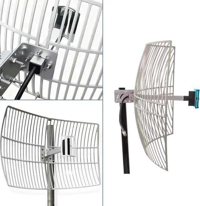 2.4GHz 20dBi High-Gain WiFi Outdoor Directional Grid Parabolic Antenna Dish (2400-2500 MHz) with N-Type Female Connector for Long Distance Signal Reception or Transmission | +254100720022 2.4GHz 20dBi High-Gain WiFi Outdoor Directional Grid Parabolic Antenna Dish (2400-2500 MHz) with N-Type Female Connector for Long Distance Signal Reception or Transmission - Image 4