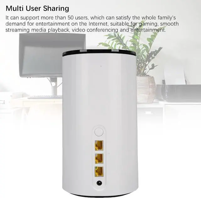 Double Band WiFi 6 Route with 2 Nano SIM Card Slot Plug and Play, Cellular Gateway, Multi User Sharing, High Speed NR NSA SA 5G CPE Router with 2.5G WAN for Home Office Use (US Plug) | +254100720022 Double Band WiFi 6 Route with 2 Nano SIM Card Slot Plug and Play, Cellular Gateway, Multi User Sharing, High Speed NR NSA SA 5G CPE Router with 2.5G WAN for Home Office Use (US Plug) - Image 6