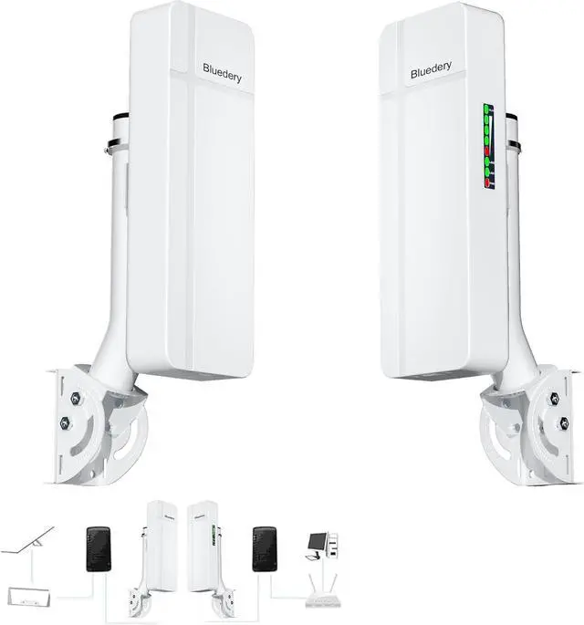 Outdoor Wireless Bridge Long Range | Dual Gigabit Ports, 18dBi High-Gain Antenna, IP65 Waterproof, Supports Starlink Signal Extension | +254100720022 Outdoor Wireless Bridge Long Range | Dual Gigabit Ports, 18dBi High-Gain Antenna, IP65 Waterproof, Supports Starlink Signal Extension