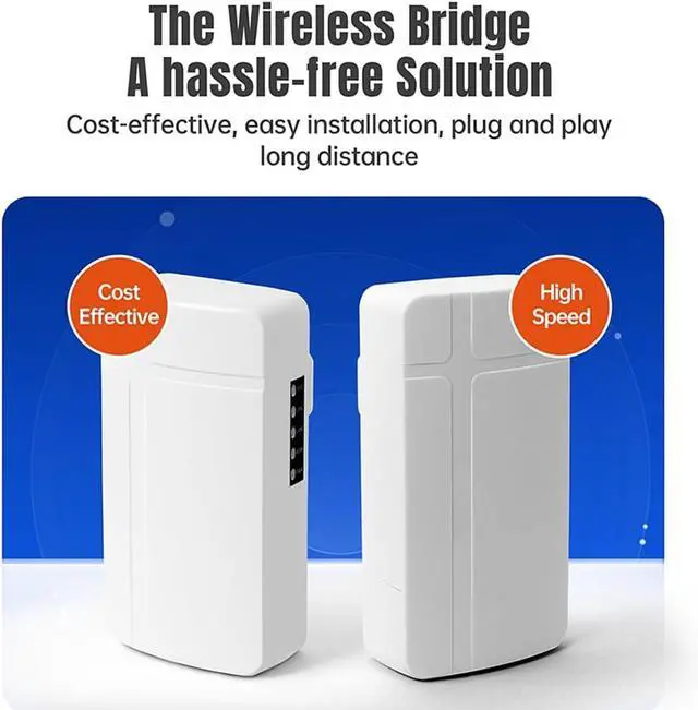 Tiny-Size 2.4GHZ Point to Point MultiPoint IP64 Waterproof Wireless Bridge ST208 (ST208E x 2 Sets (Standard Version)) | +254100720022 Tiny-Size 2.4GHZ Point to Point MultiPoint IP64 Waterproof Wireless Bridge ST208 (ST208E x 2 Sets (Standard Version)) - Image 3