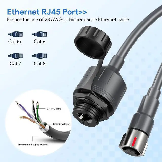 XLTTYWL Starlink Performance Gen 3 Ethernet Adapter, Starlink Performance Gen 3 Cable Extension to RJ45 Coupler Waterproof (Performance Gen 3&Standard Gen 3 Ethernet Adapter) | +254100720022 XLTTYWL Starlink Performance Gen 3 Ethernet Adapter, Starlink Performance Gen 3 Cable Extension to RJ45 Coupler Waterproof (Performance Gen 3&Standard Gen 3 Ethernet Adapter) - Image 2