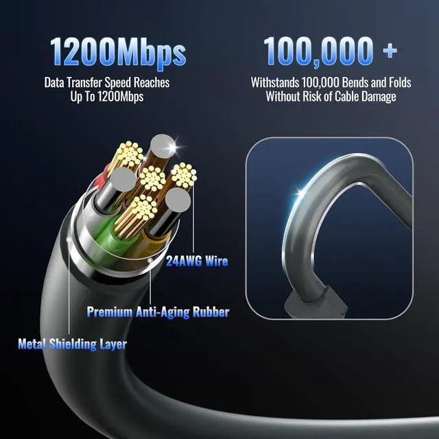 33FT High-Speed Starlink Gen 2 Cable, 1200Mbps, Waterproof & Corrosion-Resistant Housing | +254100720022 33FT High-Speed Starlink Gen 2 Cable, 1200Mbps, Waterproof & Corrosion-Resistant Housing - Image 5