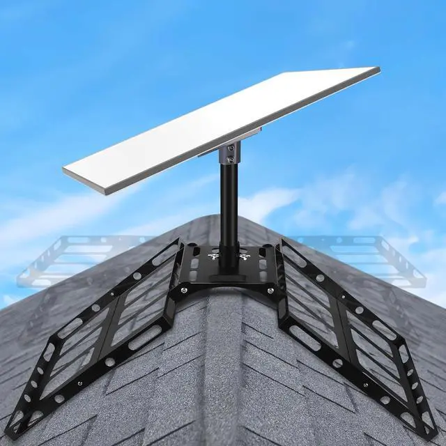 Gen 3 Starlink Roof Mount, Starlink Roof Ridge Mount with Gen 3 Pipe Adapter, Adjustable Angle Starlink Mounting Kit, No Drilling Required | +254100720022 Gen 3 Starlink Roof Mount, Starlink Roof Ridge Mount with Gen 3 Pipe Adapter, Adjustable Angle Starlink Mounting Kit, No Drilling Required