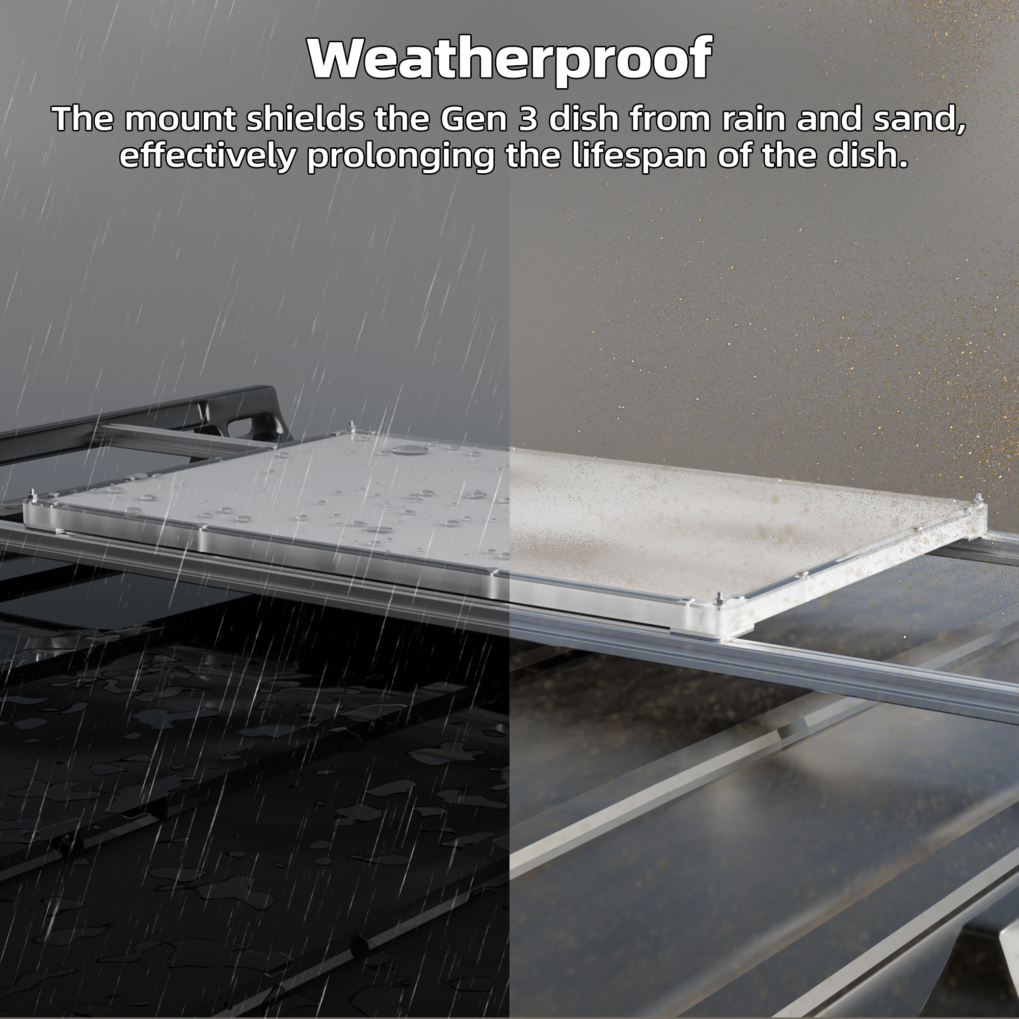 GEN3-PC2 Weatherproof Starlink Gen 3 Protective Hard Shell for Car & Boat Roof Rack Mount | Kenya | +254100720022 GEN3-PC2 Weatherproof Starlink Gen 3
Protective Hard Shell for Car & Boat Roof Rack Mount | Kenya - Image 2