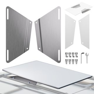 GEN3P-BR1 Starlink Flat High Performance
(Gen 3) Roof Rack Mount Stainless Steel Bracket for Vehicle Crossbars | Kenya