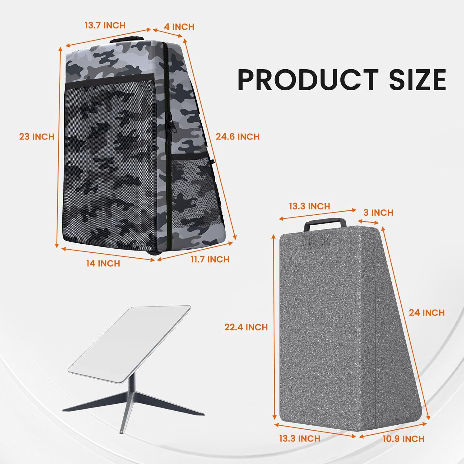 Starlink Gen 2 Standard Actuated Camo Travel Backpack with Inner Hard Case | Kenya | +254100720022 Starlink Gen 2 Standard Actuated Camo
Travel Backpack with Inner Hard Case | Kenya - Image 2