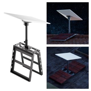 Gen3-DM1-PRM1 Starlink Gen 3 Roof Peak
Ridge Mount Kit with Pipe Adapter and Pole | Kenya