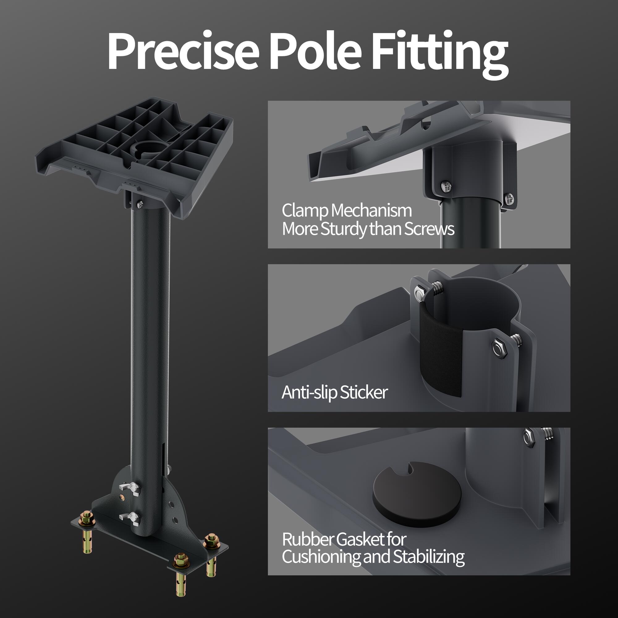 Starlink Gen 3 Roof Mount Kit with Pipe Adapter and Pole Mount Bracket | Kenya | +254100720022 Starlink Gen 3 Roof Mount Kit with Pipe
Adapter and Pole Mount Bracket | Kenya - Image 2