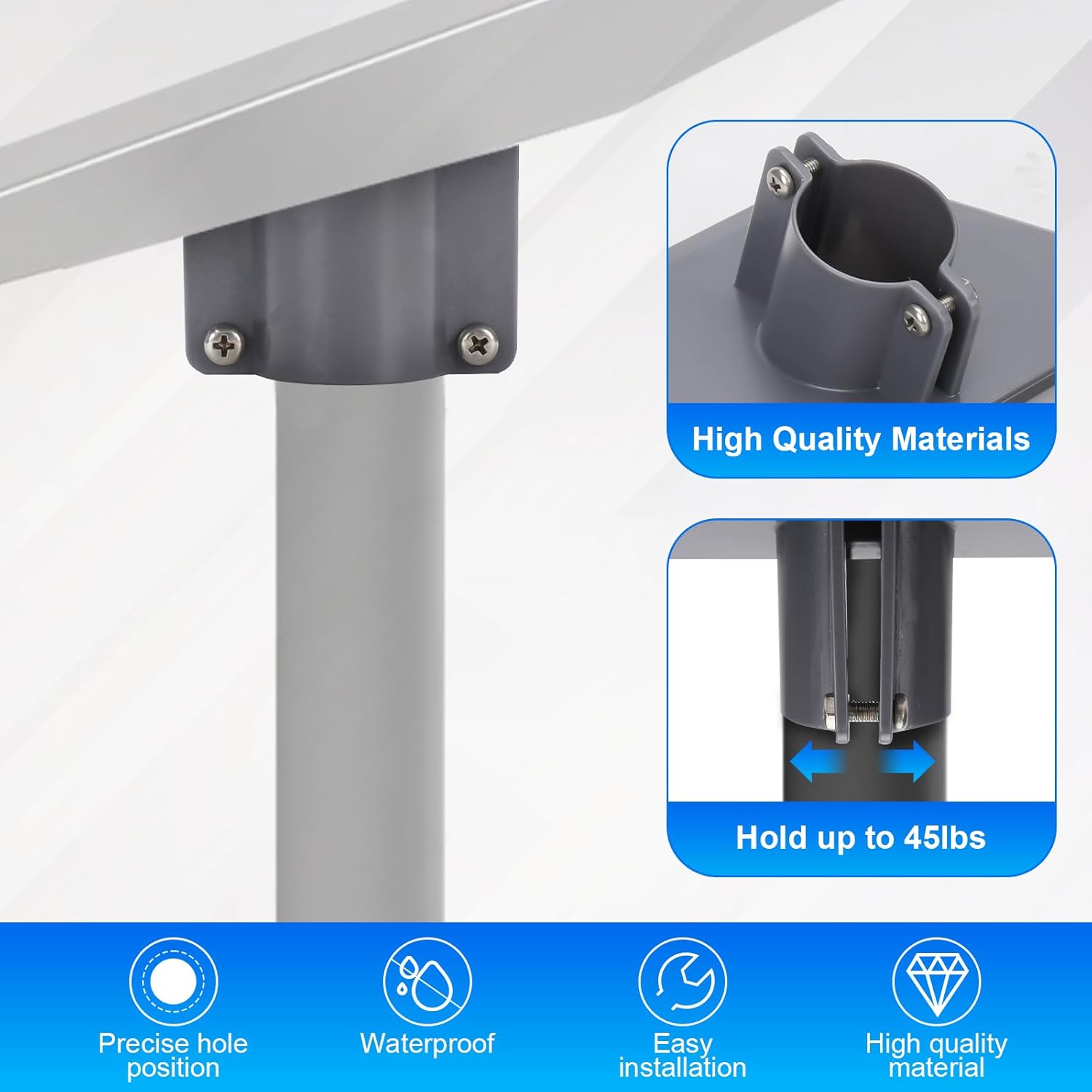 Starlink Gen3 Pipe Adapter Pole Mount Kit Compatible within 1.37? – 1.53? | Kenya | +254100720022 Starlink Gen3 Pipe Adapter Pole Mount Kit
Compatible within 1.37? – 1.53? | Kenya - Image 3
