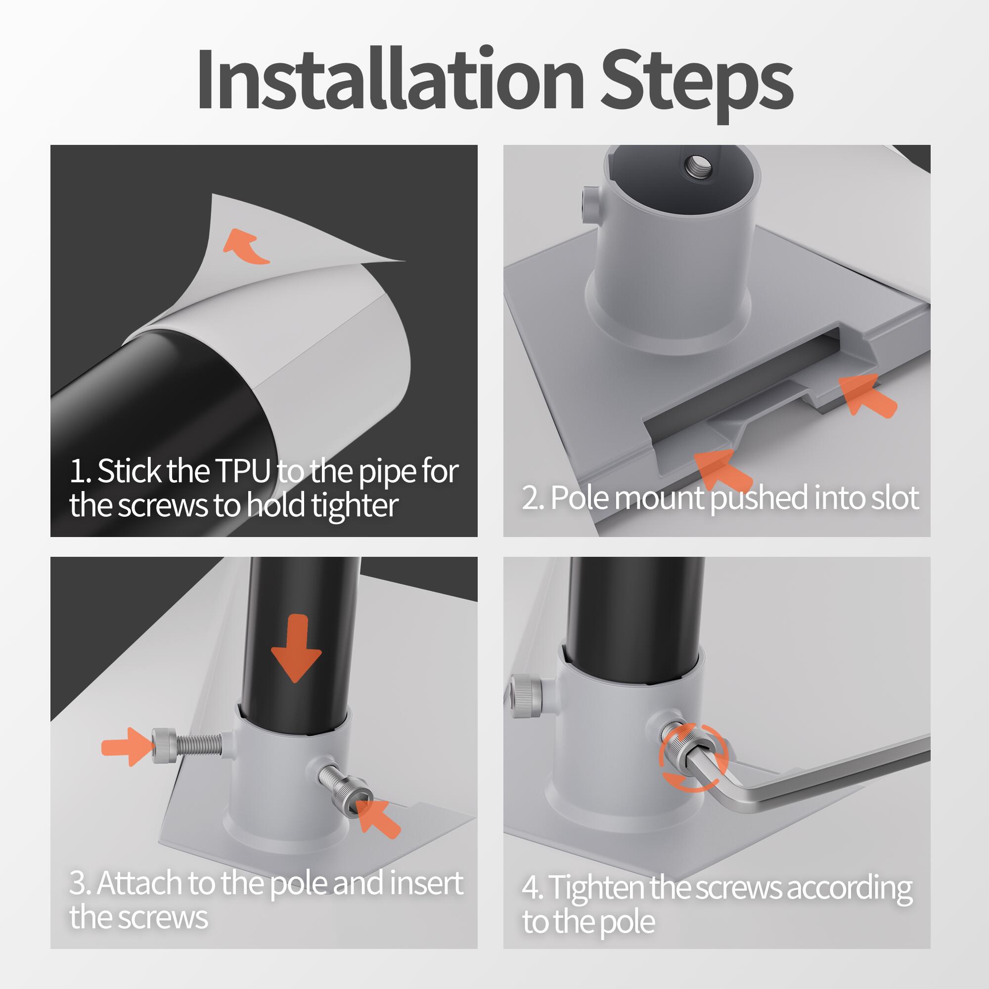 Gen3-DM3 Starlink Gen3 Pipe Adapter Kickstand for Pole Mounting Fits 1.49-1.96? Poles | Kenya | +254100720022 Gen3-DM3 Starlink Gen3 Pipe Adapter
Kickstand for Pole Mounting Fits 1.49-1.96? Poles | Kenya - Image 3