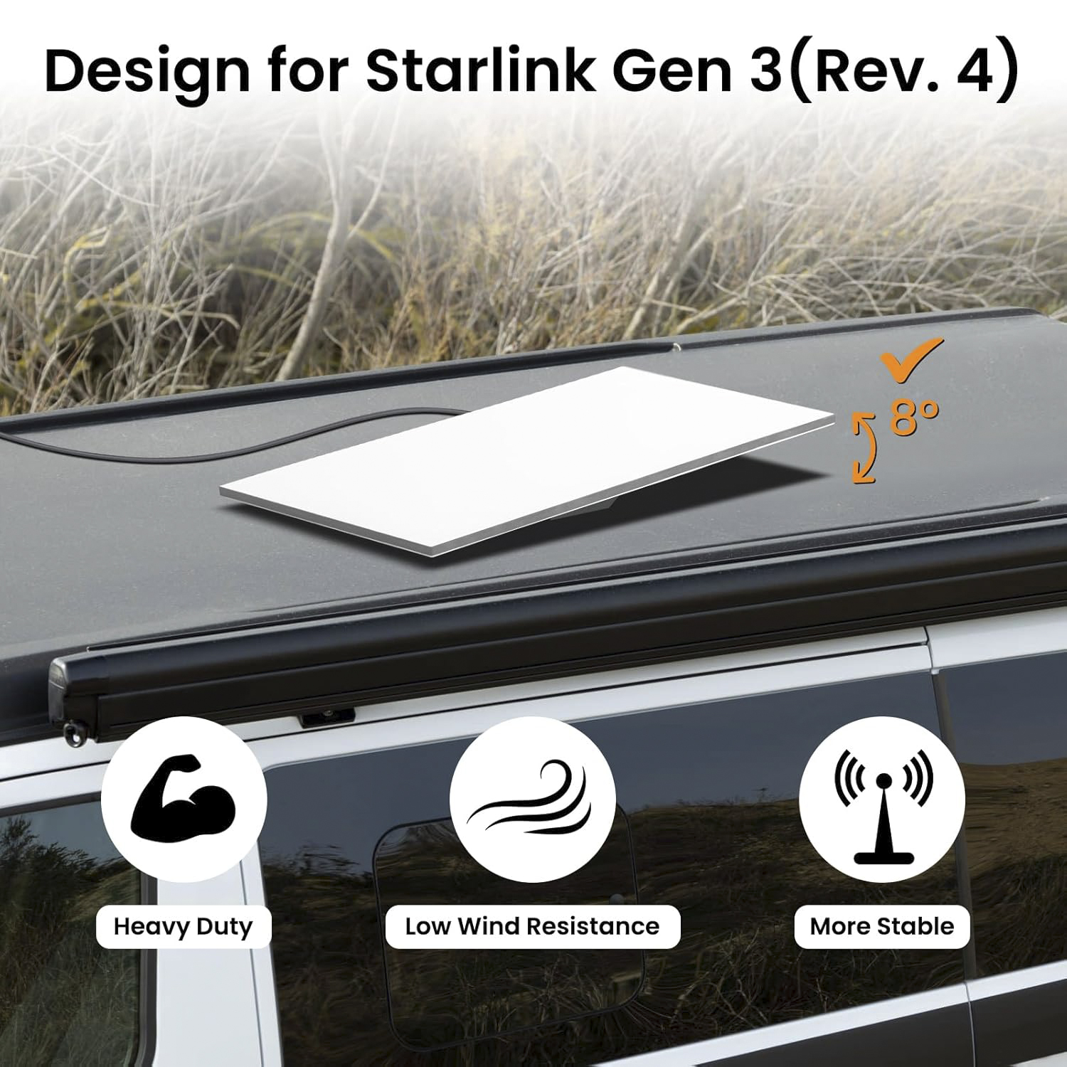Gen3-DM7-TP Starlink Gen 3 Mobility Mount Aluminum Alloy Anti-Theft Kickstand Kit | Kenya | +254100720022 Gen3-DM7-TP Starlink Gen 3 Mobility Mount
Aluminum Alloy Anti-Theft Kickstand Kit | Kenya - Image 2