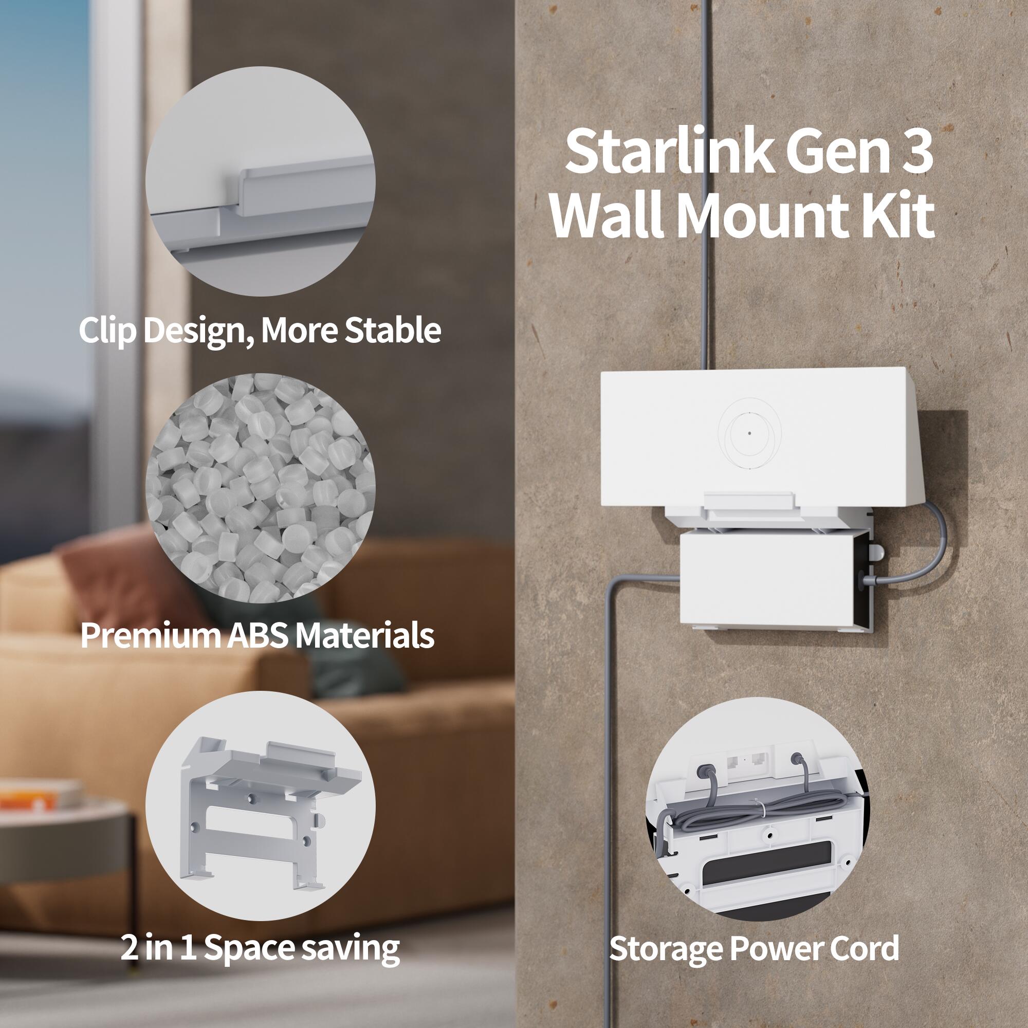 Gen3-R3 Starlink Gen 3 Router Wall Mount with Standard Power Supply Mount | Kenya | +254100720022 Gen3-R3 Starlink Gen 3 Router Wall Mount
with Standard Power Supply Mount | Kenya - Image 2