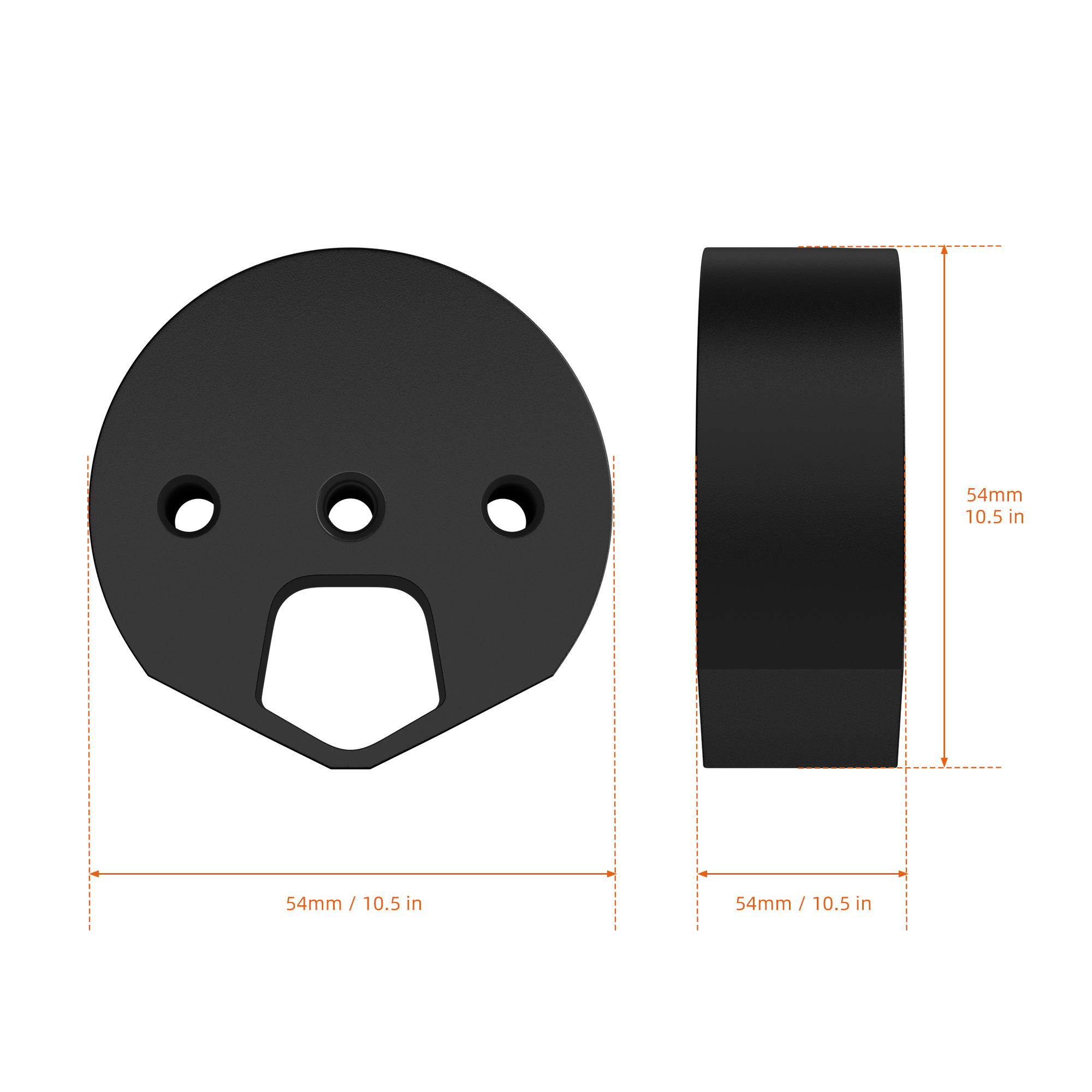 MINI-BA3 Black Aluminum Alloy Starlink Mini Tripod Adapter with 1/4?-20 Thread Fits Original Pipe Adapter | Kenya | +254100720022 MINI-BA3 Black Aluminum Alloy Starlink
Mini Tripod Adapter with 1/4?-20 Thread Fits Original Pipe Adapter | Kenya - Image 2