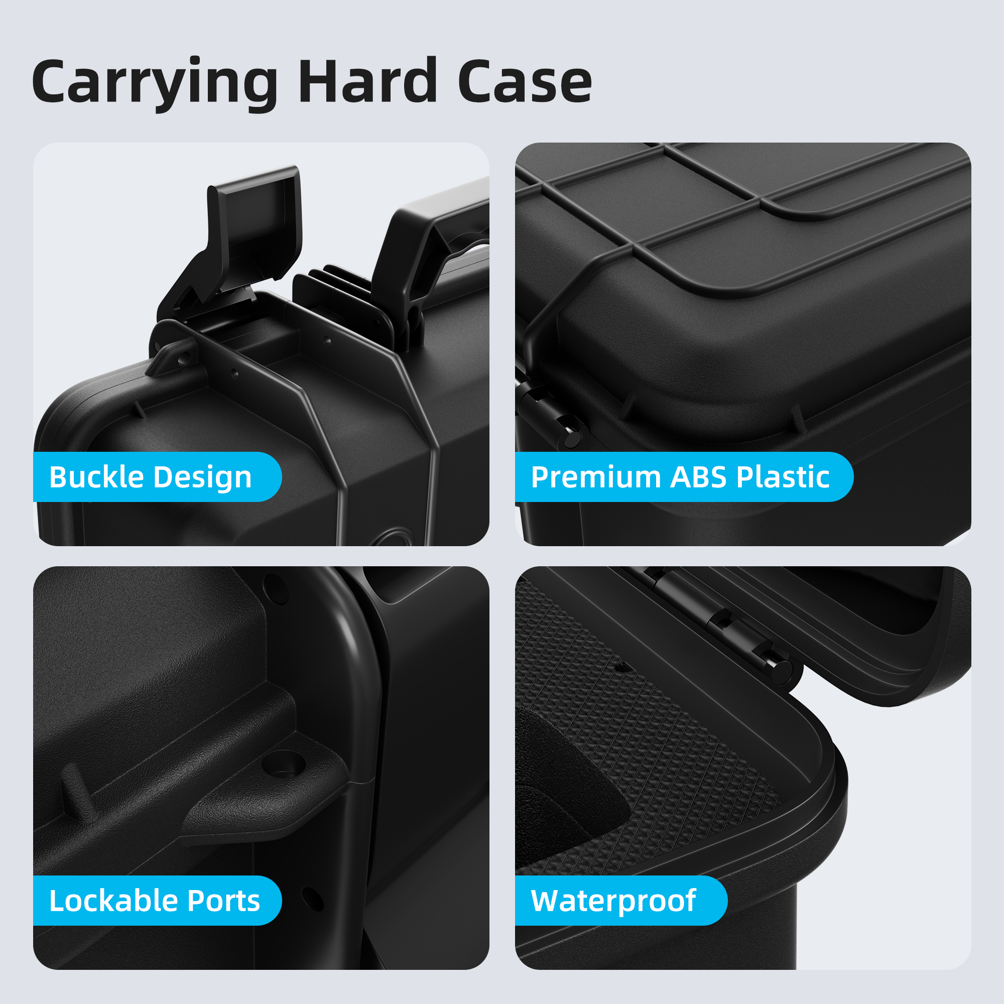MINI-BAG3-BK Black Hard Protective Travel Case for Starlink Mini Kit with Organized Storage | Kenya | +254100720022 MINI-BAG3-BK Black Hard Protective Travel
Case for Starlink Mini Kit with Organized Storage | Kenya - Image 4
