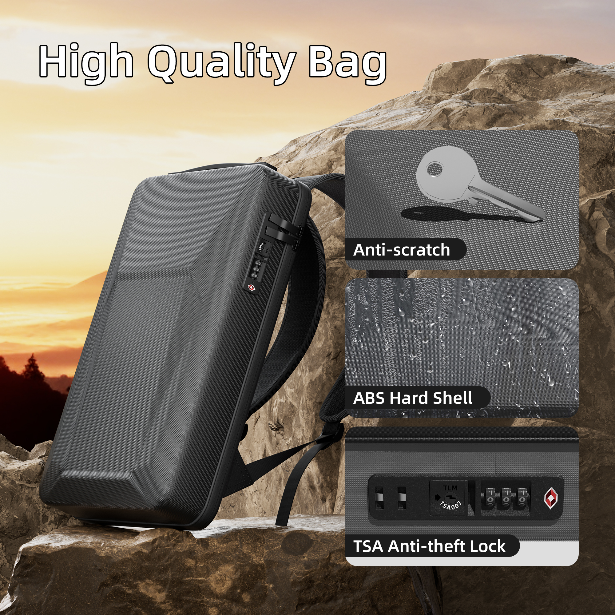 MINI-BAG9 Starlink Mini Hard Shell Anti-theft Backpack with TSA Lock & USB Ports | Kenya | +254100720022 MINI-BAG9 Starlink Mini Hard Shell
Anti-theft Backpack with TSA Lock & USB Ports | Kenya - Image 2