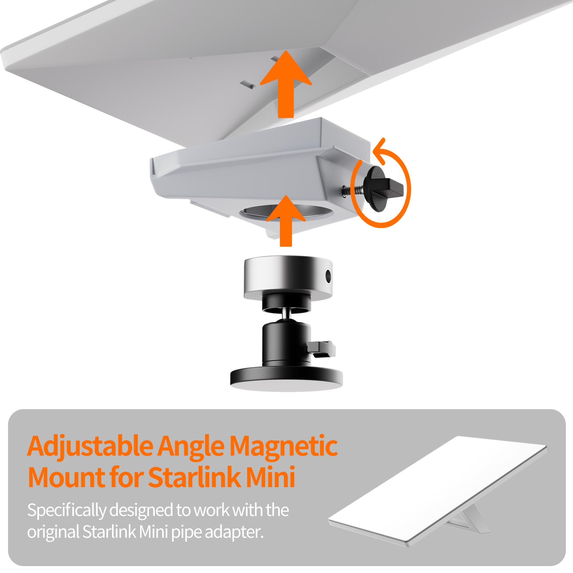 MINI-BR12 360° Adjustment Starlink Mini Magnetic Roof Mount with Mount Adapter | Kenya | +254100720022 MINI-BR12 360° Adjustment Starlink Mini
Magnetic Roof Mount with Mount Adapter | Kenya - Image 5