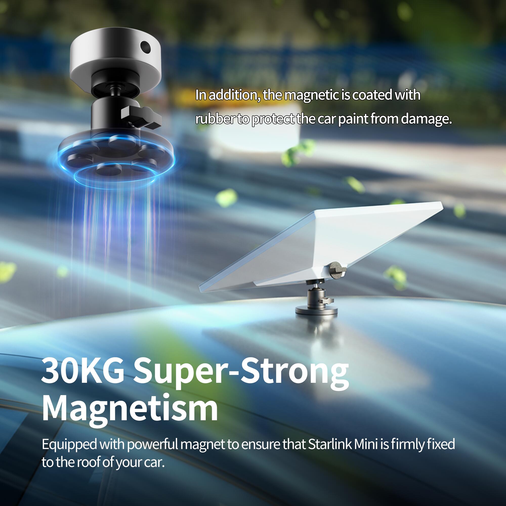 MINI-BR12 360° Adjustment Starlink Mini Magnetic Roof Mount with Mount Adapter | Kenya | +254100720022 MINI-BR12 360° Adjustment Starlink Mini
Magnetic Roof Mount with Mount Adapter | Kenya - Image 3
