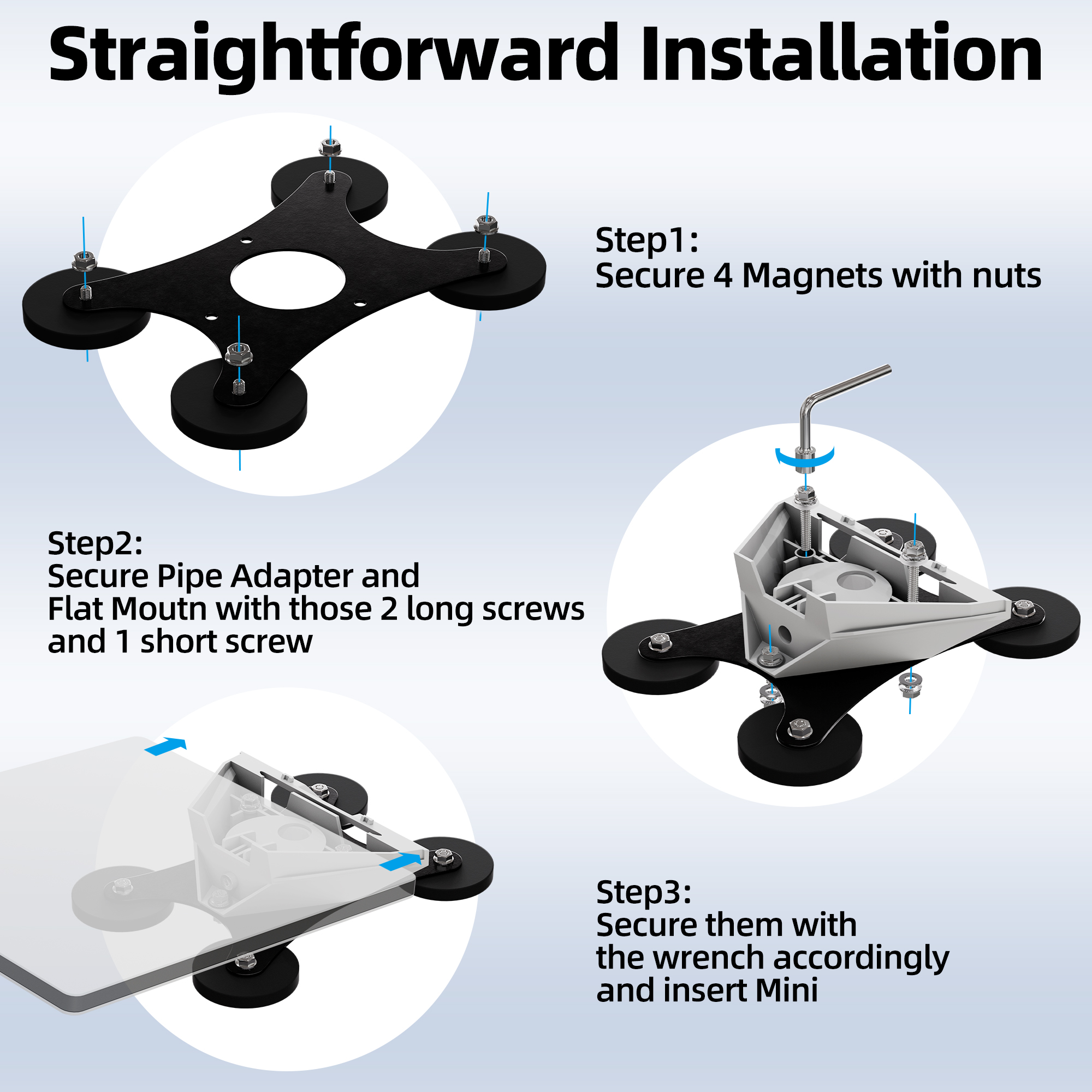 MINI-BR19-KIT Starlink Mini Magnetic Mount Base No-Drill Magnetic Solution for Official Adapters – 300 lbs Force | Kenya | +254100720022 MINI-BR19-KIT Starlink Mini Magnetic
Mount Base No-Drill Magnetic Solution for Official Adapters – 300 lbs Force |
Kenya - Image 2
