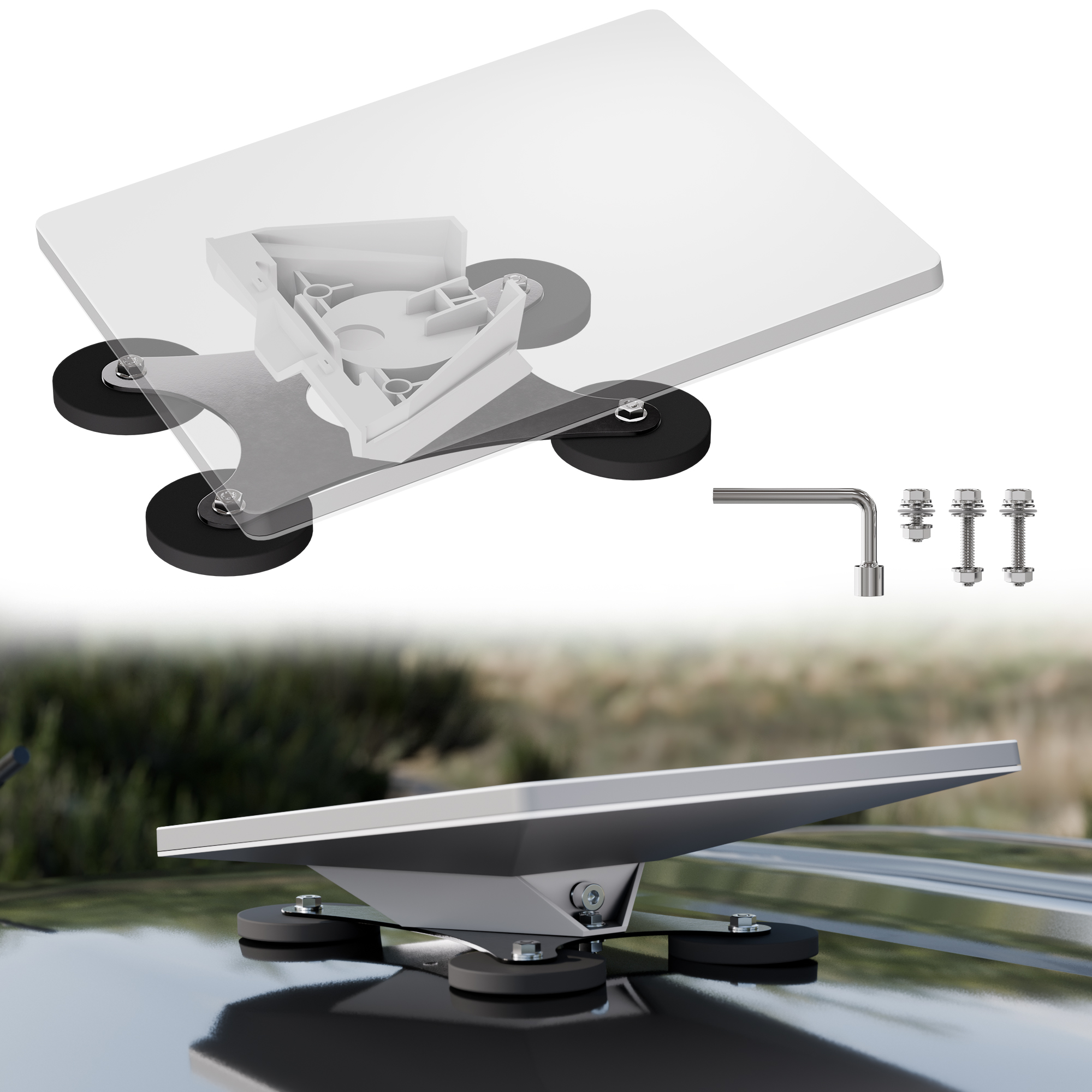 MINI-BR19-KIT Starlink Mini Magnetic Mount Base No-Drill Magnetic Solution for Official Adapters – 300 lbs Force | Kenya | +254100720022 MINI-BR19-KIT Starlink Mini Magnetic
Mount Base No-Drill Magnetic Solution for Official Adapters – 300 lbs Force |
Kenya