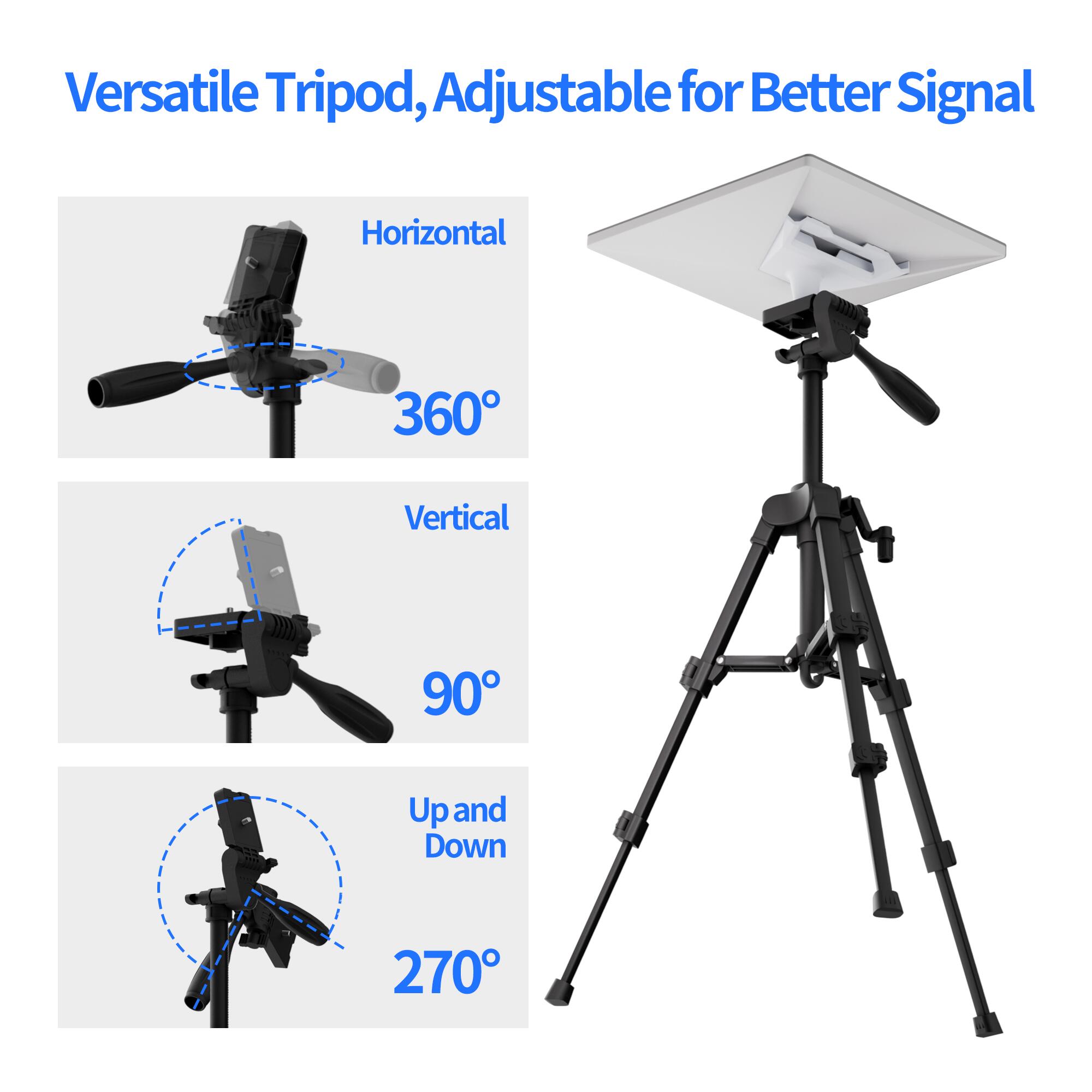 MINI-BR6 Starlink Mini Portable Extendable Tripod with 1/4 Inch Nut Tripod Adapter – 11? to 27? | Kenya | +254100720022 MINI-BR6 Starlink Mini Portable
Extendable Tripod with 1/4 Inch Nut Tripod Adapter – 11? to 27? | Kenya - Image 2
