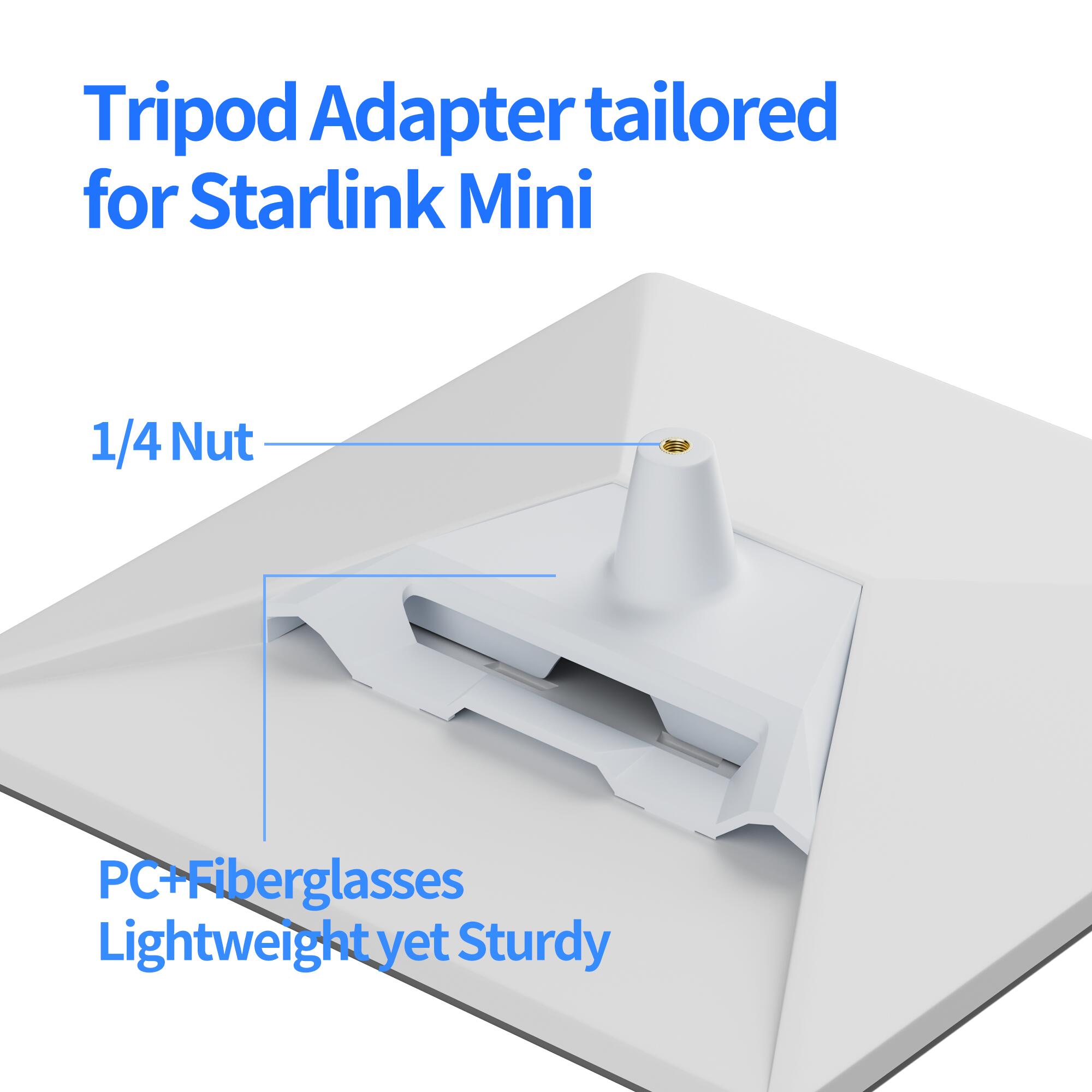 MINI-BR6 Starlink Mini Portable Extendable Tripod with 1/4 Inch Nut Tripod Adapter – 11? to 27? | Kenya | +254100720022 MINI-BR6 Starlink Mini Portable
Extendable Tripod with 1/4 Inch Nut Tripod Adapter – 11? to 27? | Kenya - Image 4