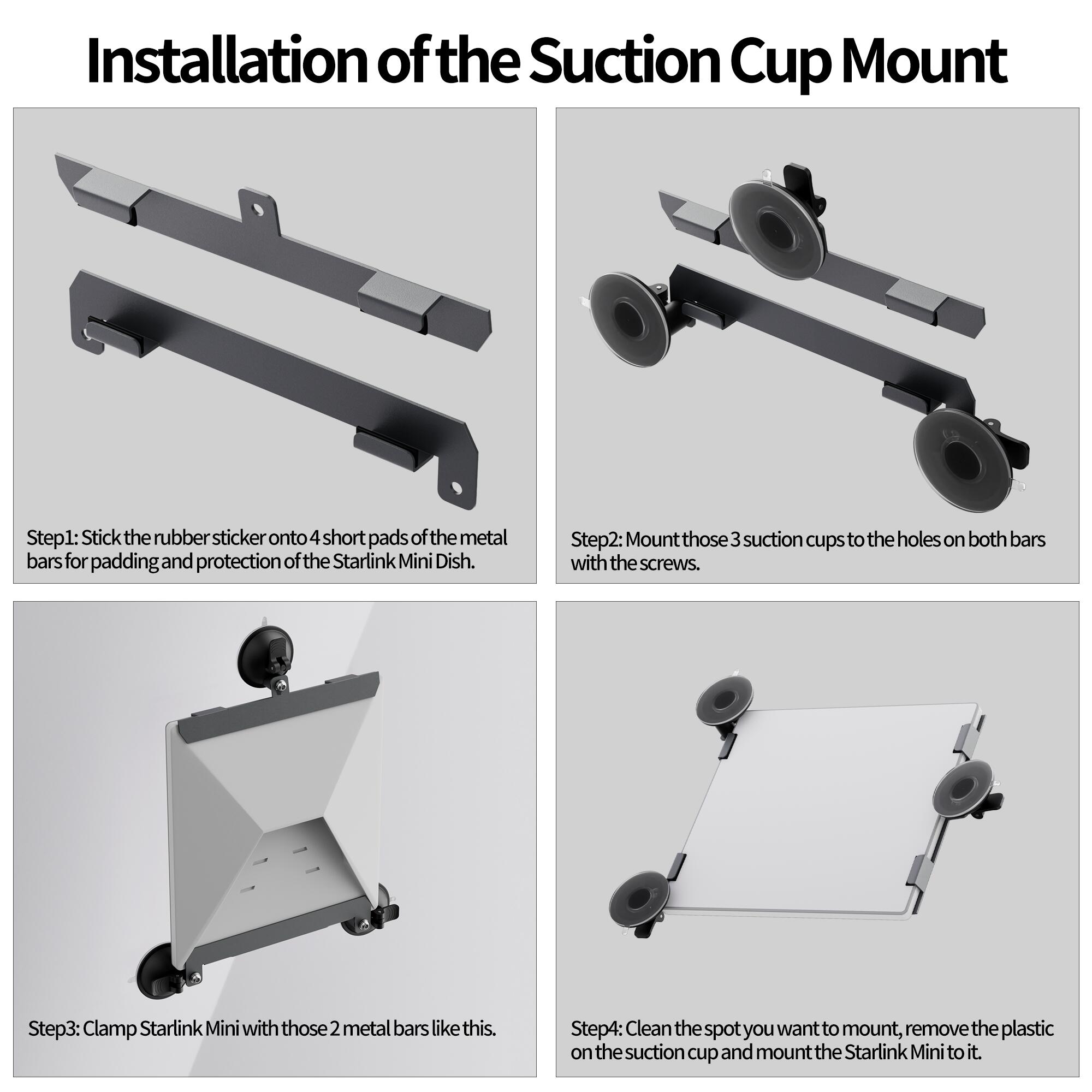 MINI-BR8 Starlink Mini Suction Cup Mount Kit for Car Windows and Sunroofs | Kenya | +254100720022 MINI-BR8 Starlink Mini Suction Cup Mount
Kit for Car Windows and Sunroofs | Kenya - Image 5