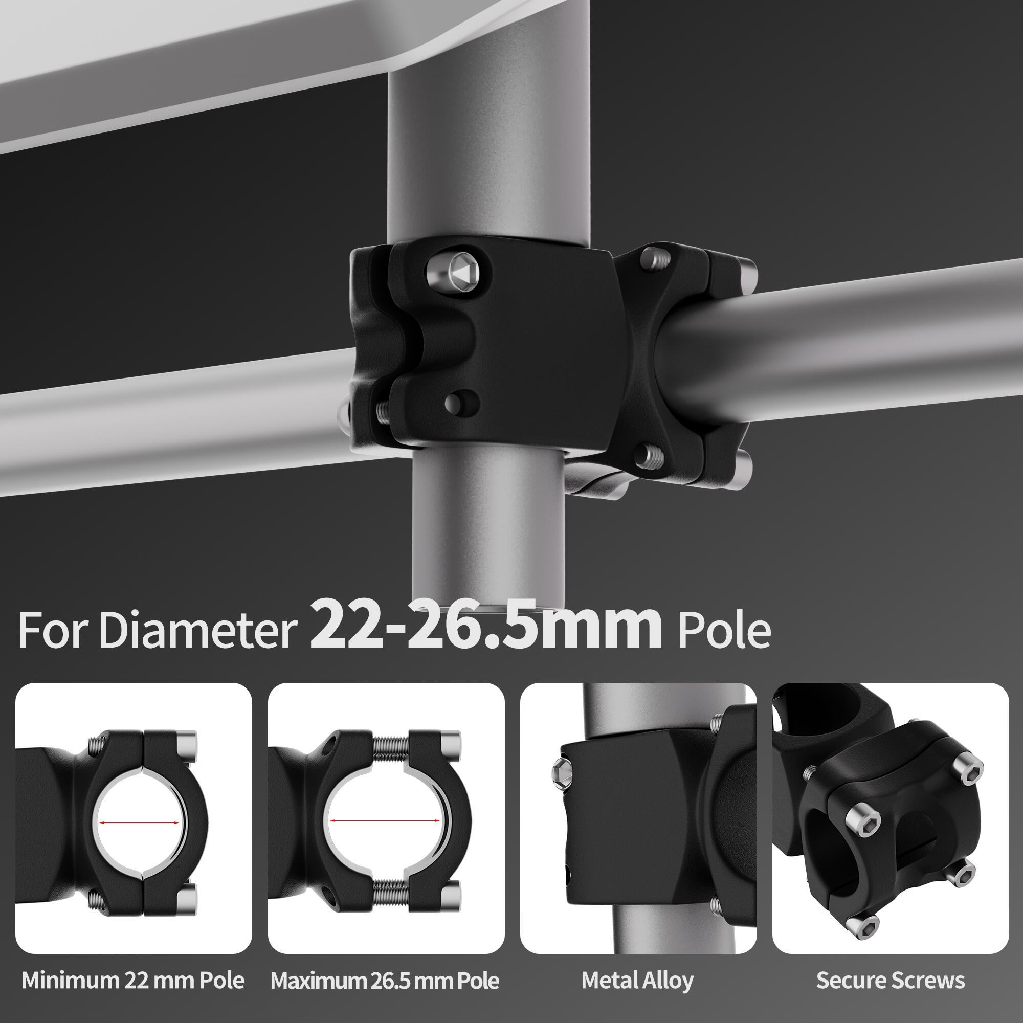 MINI-CM1 Starlink Mini Aluminum Alloy Pole Mount Fits with Original Pipe Adapter for 0.87?-1.04? Pole | Kenya | +254100720022 MINI-CM1 Starlink Mini Aluminum Alloy
Pole Mount Fits with Original Pipe Adapter for 0.87?-1.04? Pole | Kenya - Image 3