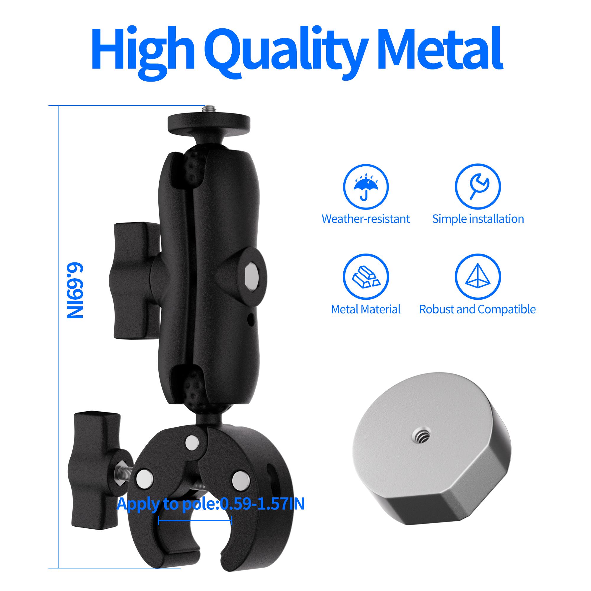 MINI-CM2 Starlink Mini Clamp with Double Ball Head Magic Arm and Tripod Adapter | Kenya | +254100720022 MINI-CM2 Starlink Mini Clamp with Double
Ball Head Magic Arm and Tripod Adapter | Kenya - Image 3