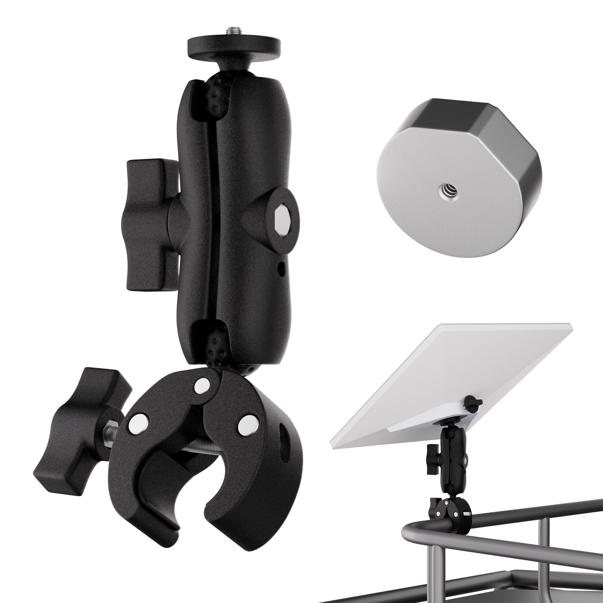 MINI-CM2 Starlink Mini Clamp with Double Ball Head Magic Arm and Tripod Adapter | Kenya | +254100720022 MINI-CM2 Starlink Mini Clamp with Double
Ball Head Magic Arm and Tripod Adapter | Kenya