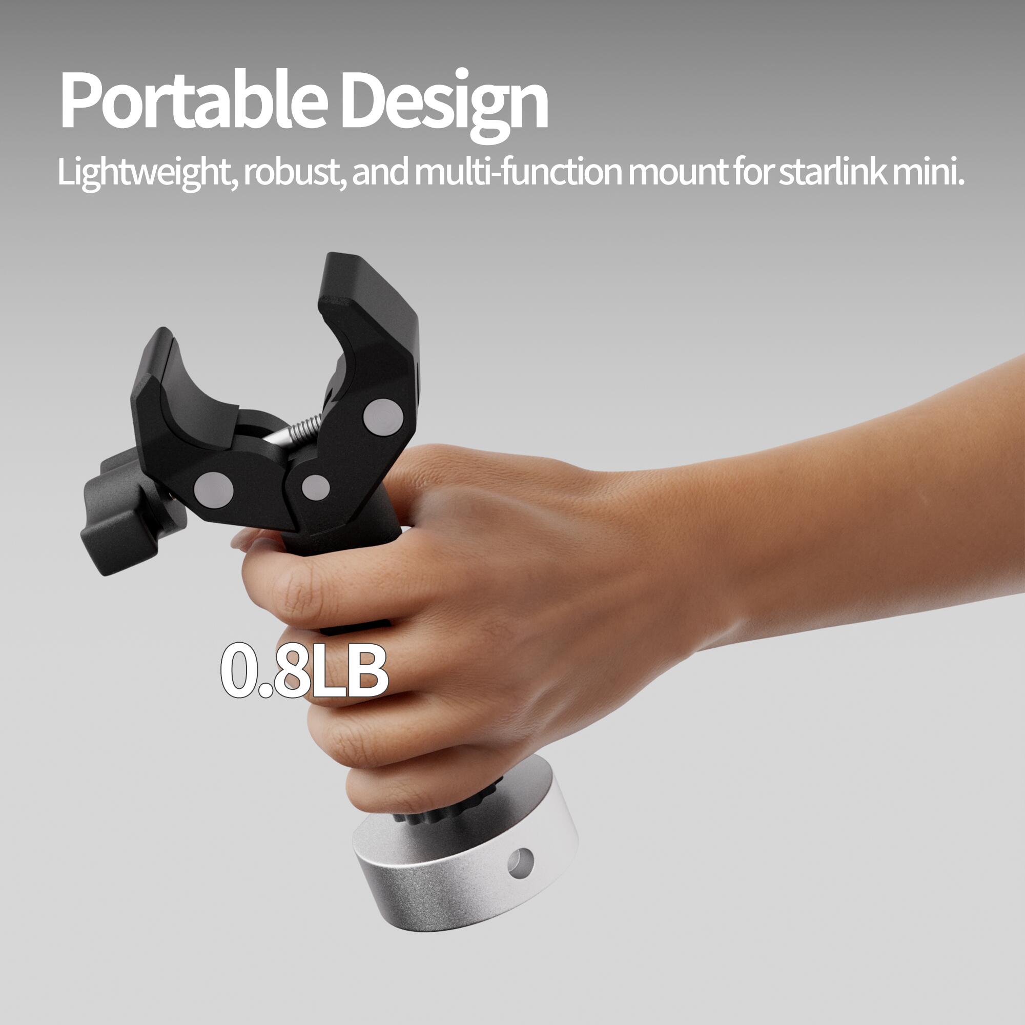 MINI-CM3 Starlink Mini Clamp Mount with 1/4? Screw Mount and Tripod Adapter | Kenya | +254100720022 MINI-CM3 Starlink Mini Clamp Mount with
1/4? Screw Mount and Tripod Adapter | Kenya - Image 4
