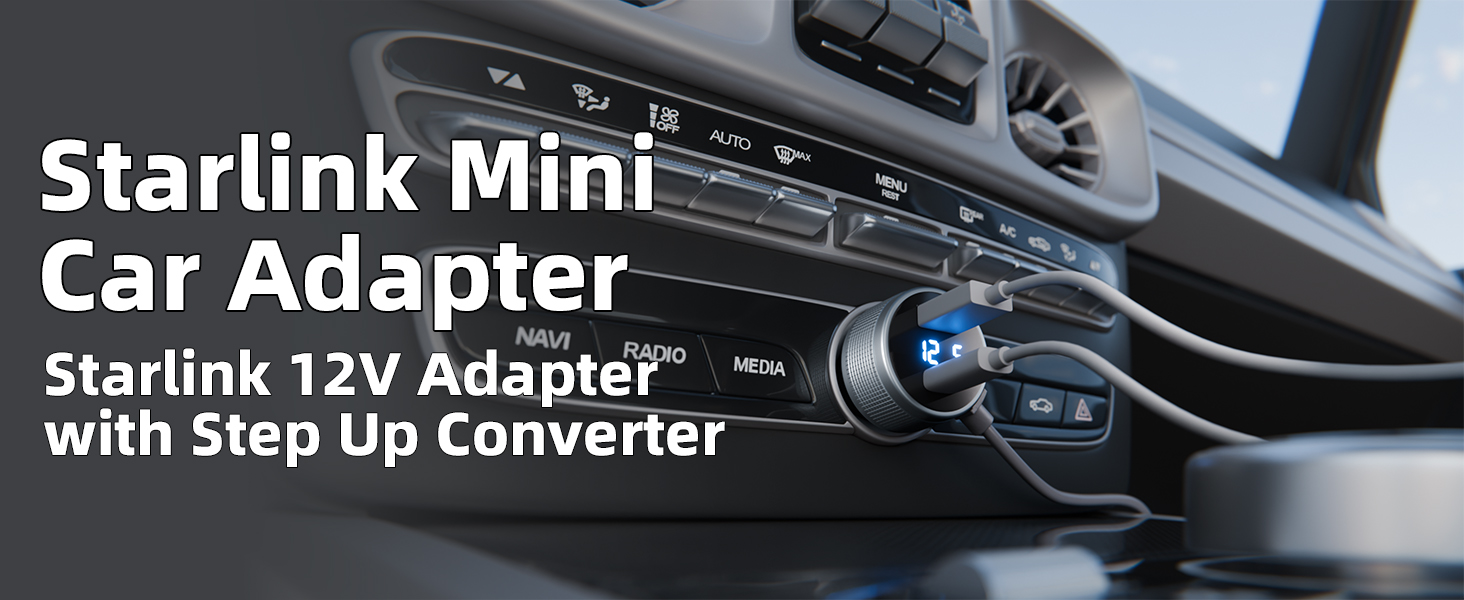 MINI-POW-CIG2 Starlink Mini Car Charger 12V/24V to 36V DC Step-Up Converter with 45W PD & QC 3.0 USB Ports | Kenya | +254100720022 MINI-POW-CIG2 Starlink Mini Car Charger
12V/24V to 36V DC Step-Up Converter with 45W PD & QC 3.0 USB Ports |
Kenya - Image 6