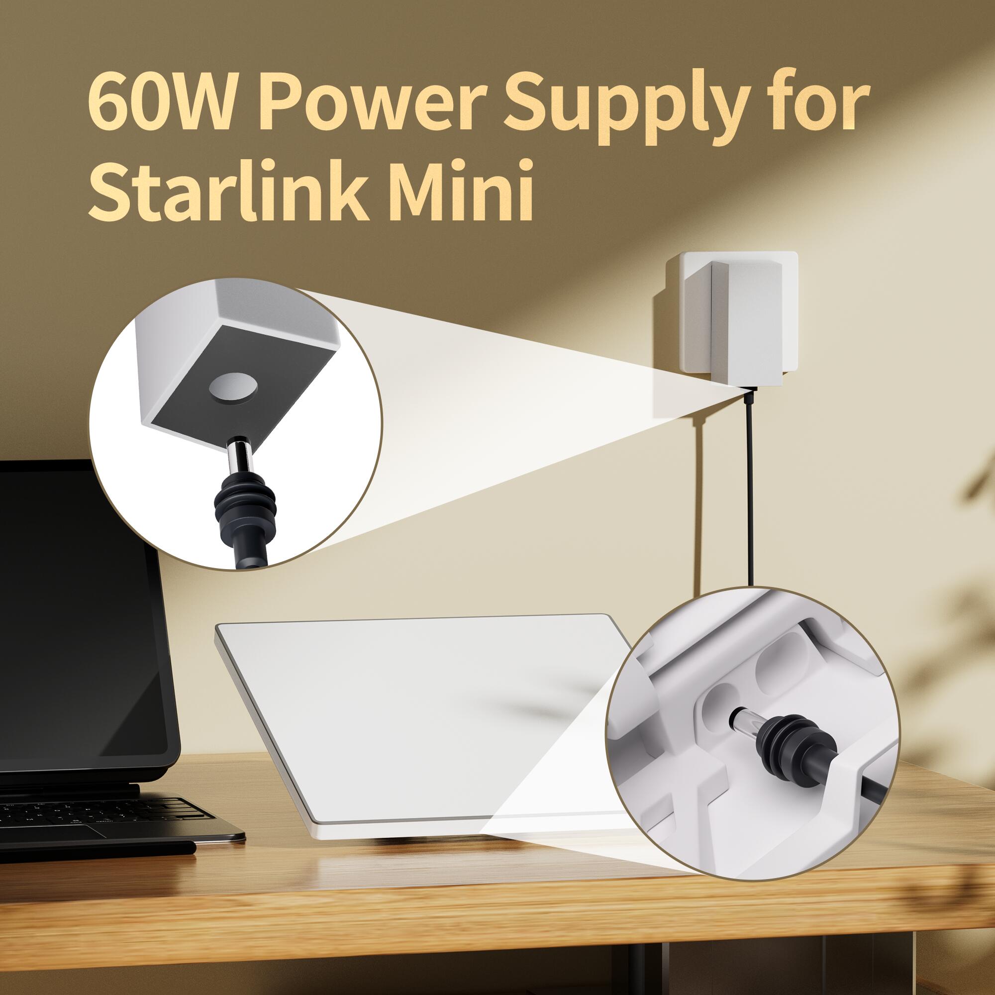 MINI-POW1 Starlink Mini Power Supply Adapter with 60W AC 100-240V Global Voltage | Kenya | +254100720022 MINI-POW1 Starlink Mini Power Supply
Adapter with 60W AC 100-240V Global Voltage | Kenya - Image 5