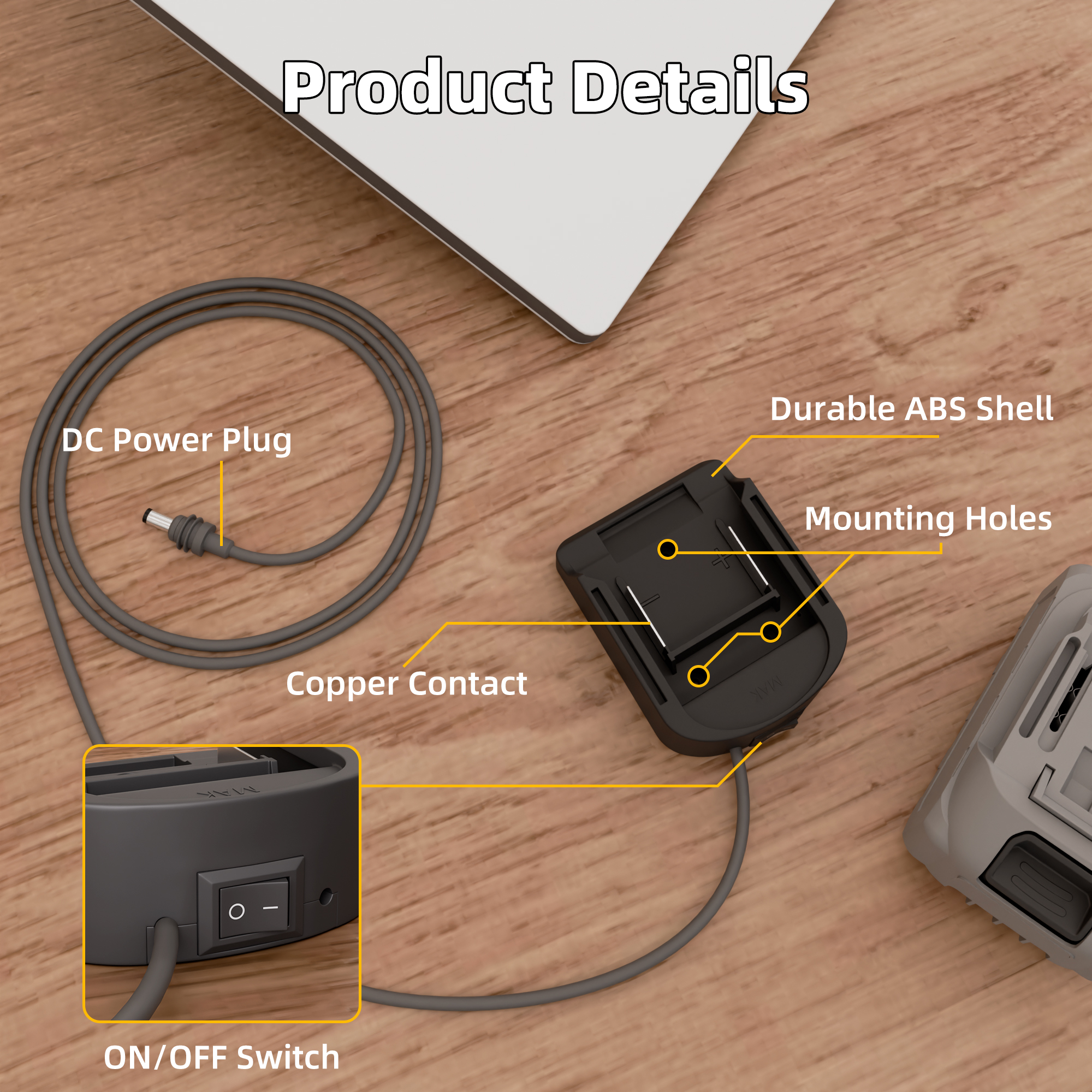 MKT-W1+DC2.1-1M Starlink Mini DC Power Cable with Makita 18V Battery Adapter – 3.28FT/1M | Kenya | +254100720022 MKT-W1+DC2.1-1M Starlink Mini DC Power
Cable with Makita 18V Battery Adapter – 3.28FT/1M | Kenya - Image 3