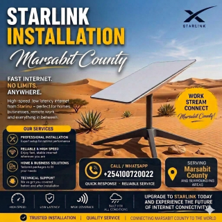Professional Starlink Installers Marsabit County | +254100720022