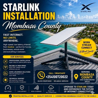Professional Starlink Installers Mombasa County