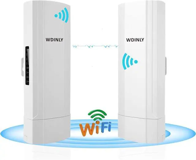 5KM Wireless Bridge Outdoor for Network Extend, 5.8G Point to Point WiFi Bridge Long Range with 14dBi High Gain Antenna, PoE Powered, for Starlink WiFi Extender/Surveillance Camera, 2 RJ45 Port | +254100720022 5KM Wireless Bridge Outdoor for Network Extend, 5.8G Point to Point WiFi Bridge Long Range with 14dBi High Gain Antenna, PoE Powered, for Starlink WiFi Extender/Surveillance Camera, 2 RJ45 Port
